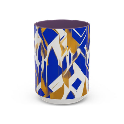 boostlete-field-day-icon-flame-glitch-geometric-0090 — Accent Mug 11oz/15oz