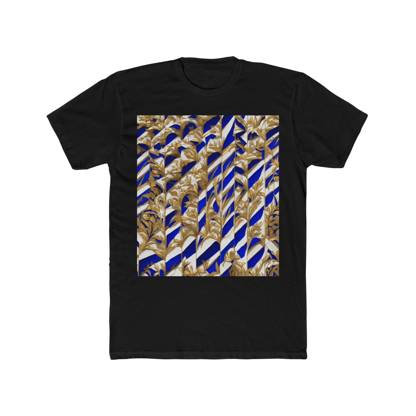 boostlete-iron-intent-pattern-stair-steps-engraved-0083 — Unisex Cotton Crew Tee (NL 3600)