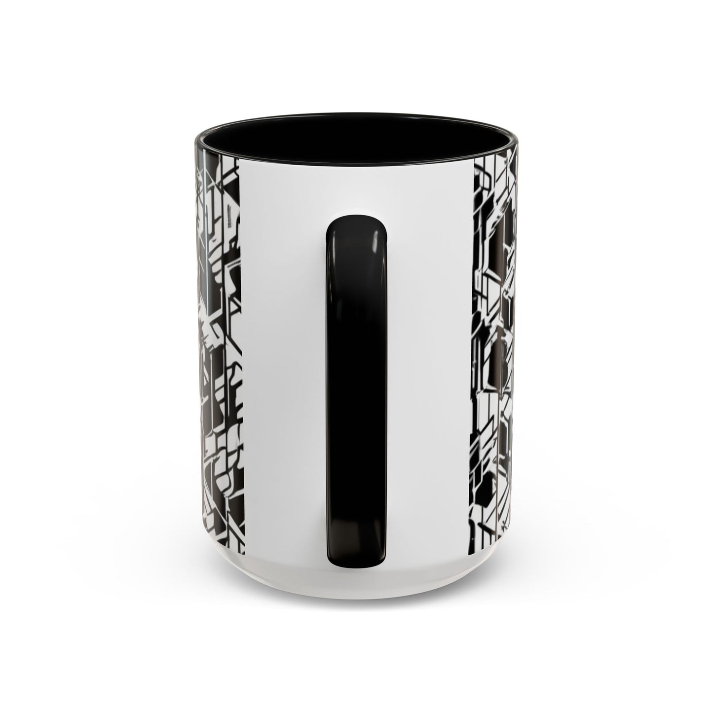 boostlete-field-day-pattern-micro-blueprint-0927 — Accent Mug 11/15oz