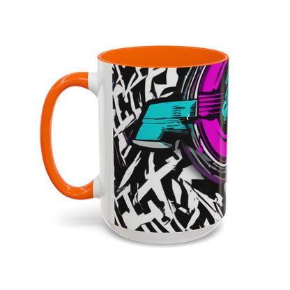 boostlete-boost-mode-type-again-badge-monoline-0293 — Accent Mug 11oz/15oz