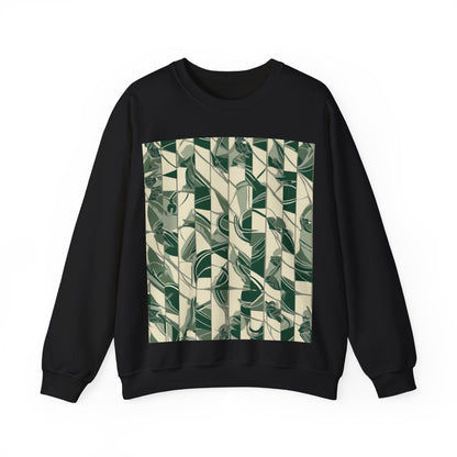 boostlete-mile-by-mile-pattern-stair-steps-athletic-0143 — Unisex Heavy Blend Crewneck Sweatshirt (Gildan)