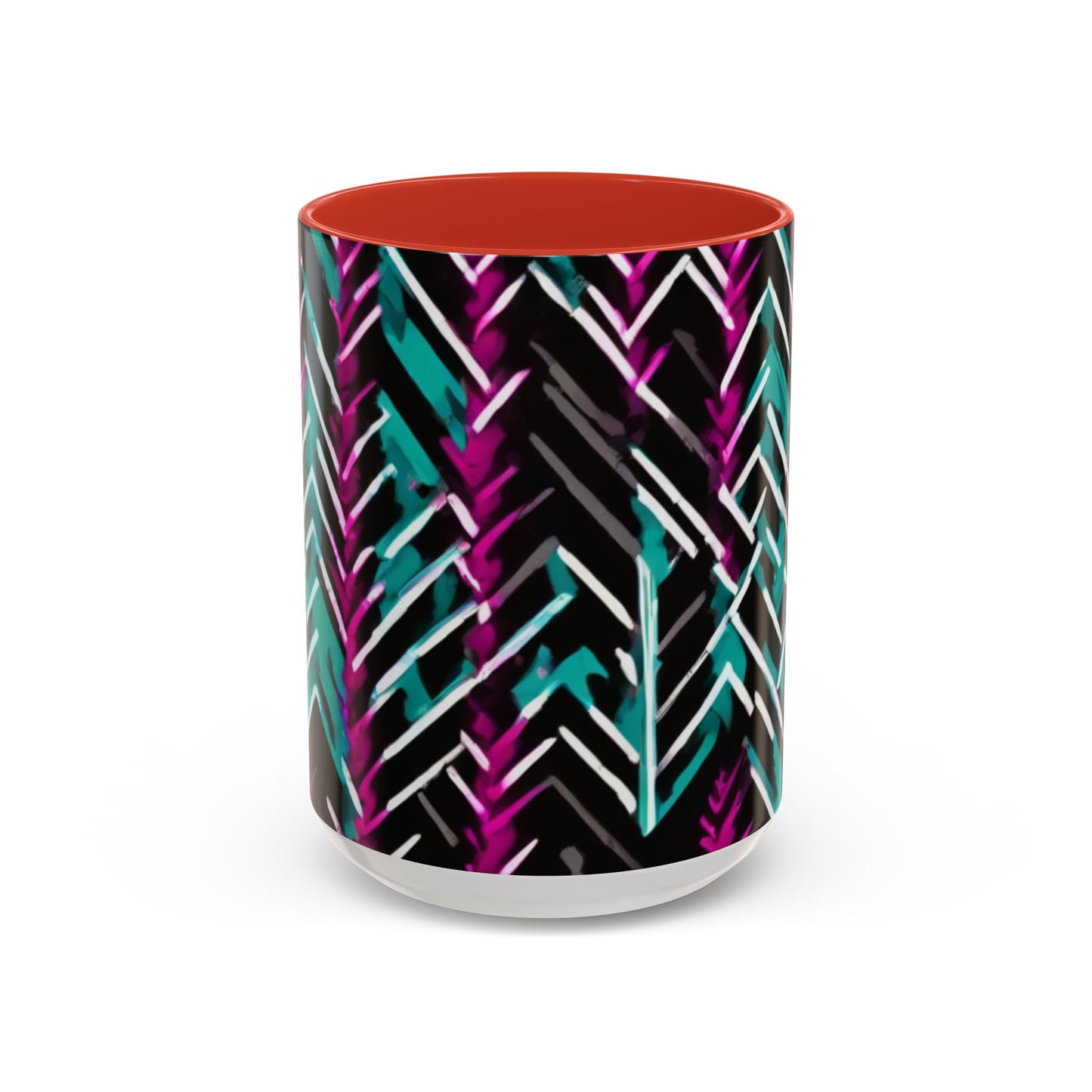 boostlete-recovery-progress-pattern-chevron-retro-0243 — Accent Mug 11/15oz