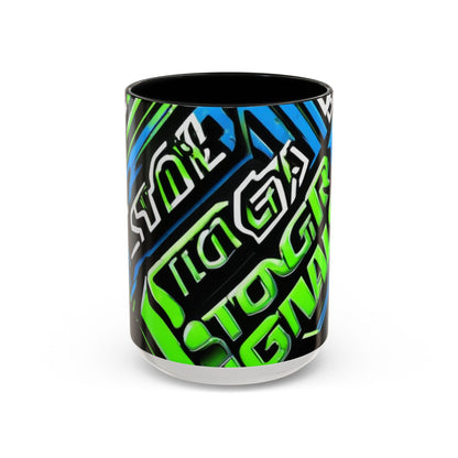 boostlete-am-crew-type-stronger-signals-diagonal-badge-1077 — Accent Mug 11/15oz