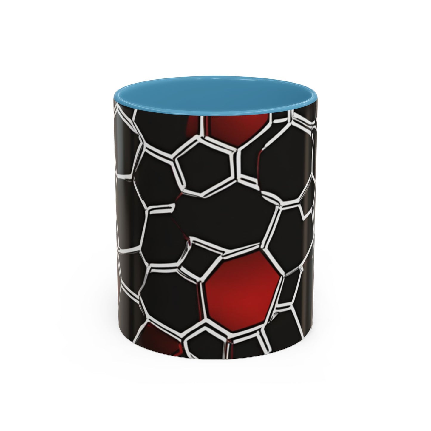 boostlete-quiet-power-pattern-hex-vector-0039 — Accent Mug 11/15oz
