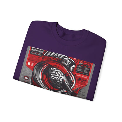 boostlete-field-day-type-chase-capacity-big-monoline-0813 — Unisex Heavy Blend Crewneck (G18000)
