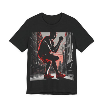 boostlete-am-crew-scene-runner-high-retro-0268 — Unisex Jersey Short Sleeve (B+C 3001)