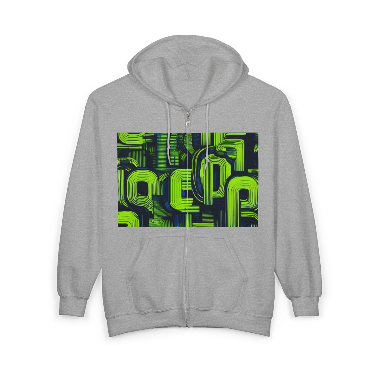 boostlete-boost-mode-type-progress-beats-perfect-vertical-engraved-0253 — Unisex Heavy Blend Full-Zip Hooded Sweatshirt