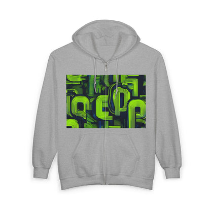 boostlete-boost-mode-type-progress-beats-perfect-vertical-engraved-0253 — Unisex Heavy Blend Full-Zip Hooded Sweatshirt