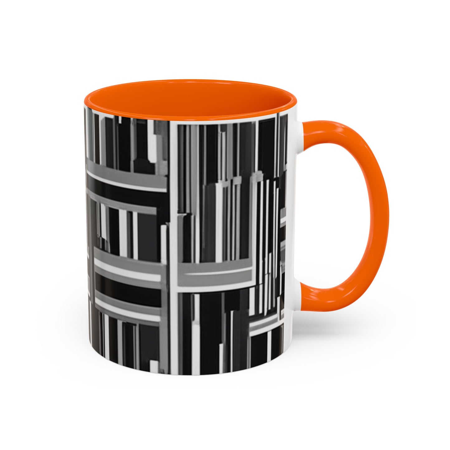 boostlete-recovery-progress-pattern-barcode-isometric-1023 — Accent Mug 11/15oz
