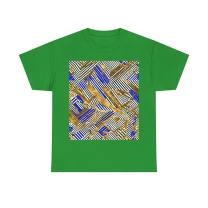 boostlete-boost-mode-pattern-diagonal-monoline-0015 — Unisex Heavy Cotton Tee (Gildan 5000)