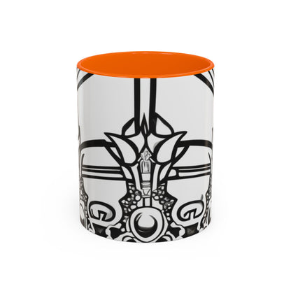 boostlete-quiet-power-icon-crown-outline-badge-0130 — Accent Mug 11oz/15oz