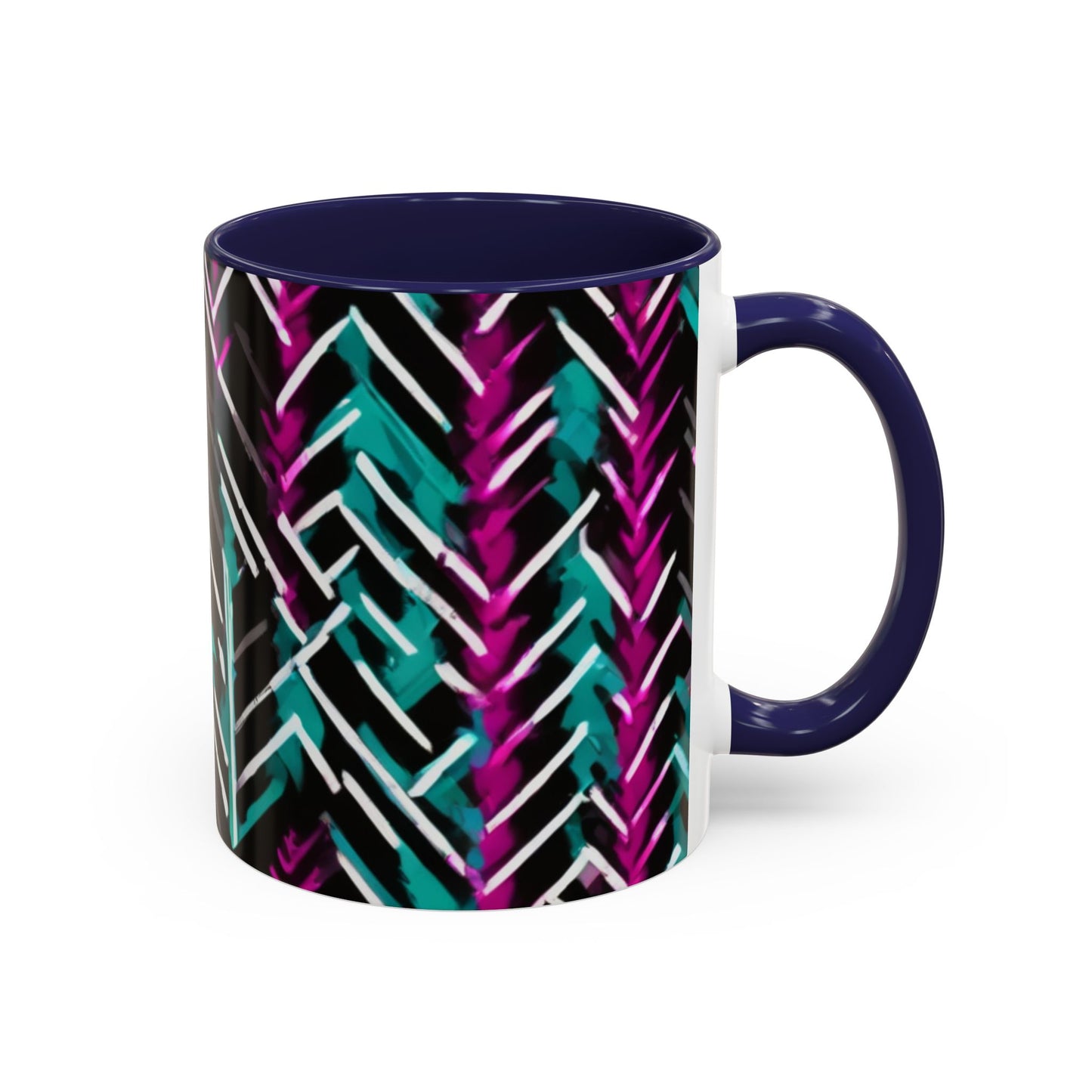 boostlete-recovery-progress-pattern-chevron-retro-0243 — Accent Mug 11/15oz