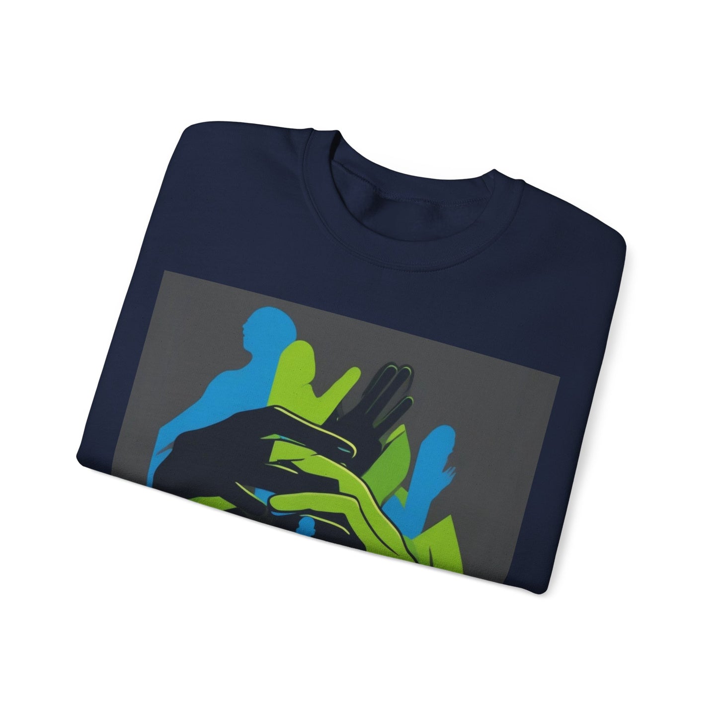 boostlete-mile-by-mile-scene-athlete-offset-modern-0824 — Unisex Heavy Blend Crewneck (G18000)