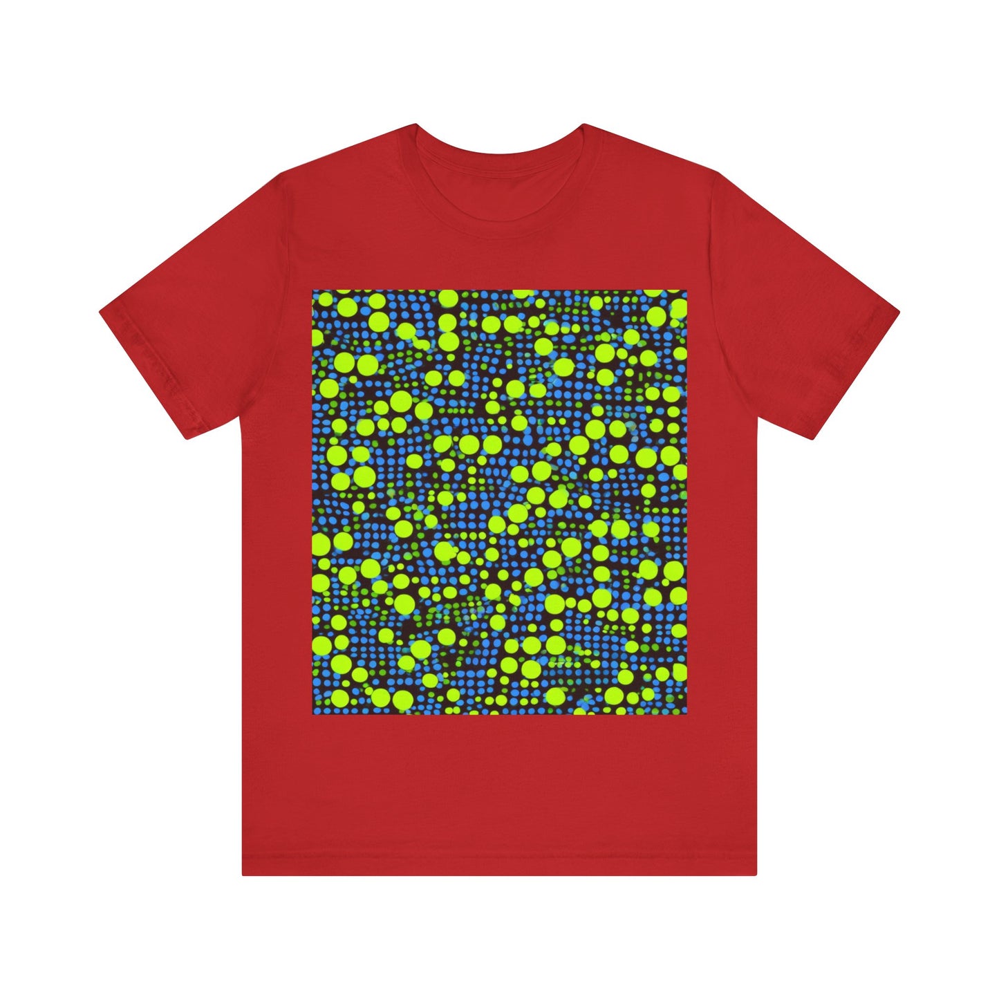 boostlete-mile-by-mile-pattern-dotted-geometric-0071 — Unisex Jersey Short Sleeve (B+C 3001)