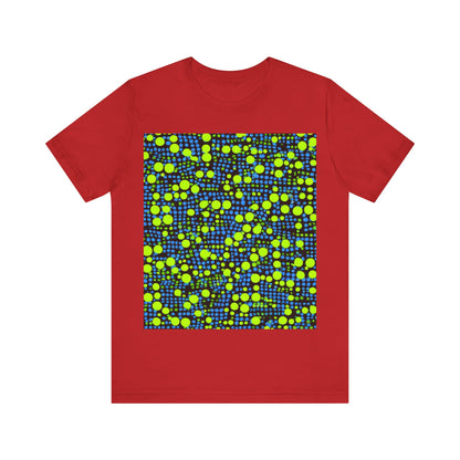 boostlete-mile-by-mile-pattern-dotted-geometric-0071 — Unisex Jersey Short Sleeve (B+C 3001)