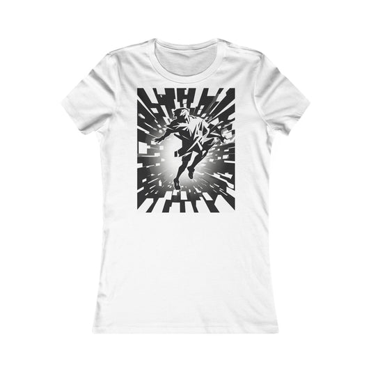 boostlete-am-crew-scene-sprinter-high-modern-0312 — Women's Favorite Tee (B+C 6004)