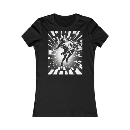 boostlete-am-crew-scene-sprinter-high-modern-0312 — Women's Favorite Tee (B+C 6004)
