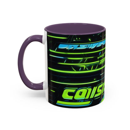boostlete-quiet-power-type-built-on-consistency-diagonal-line-art-0125 — Accent Mug 11oz/15oz