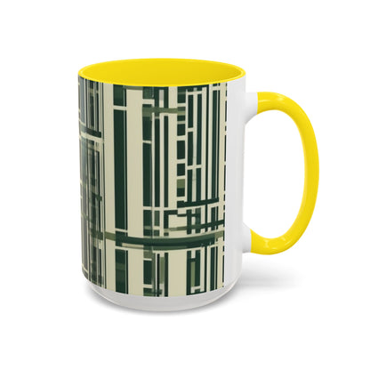 boostlete-quiet-power-pattern-barcode-blueprint-0167 — Accent Mug 11/15oz
