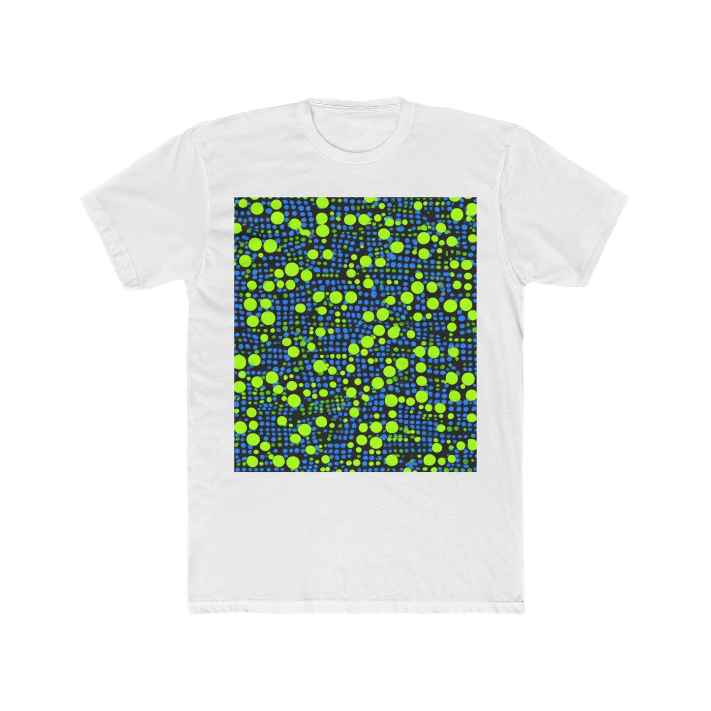 boostlete-mile-by-mile-pattern-dotted-geometric-0071 — Unisex Cotton Crew Tee (NL 3600)