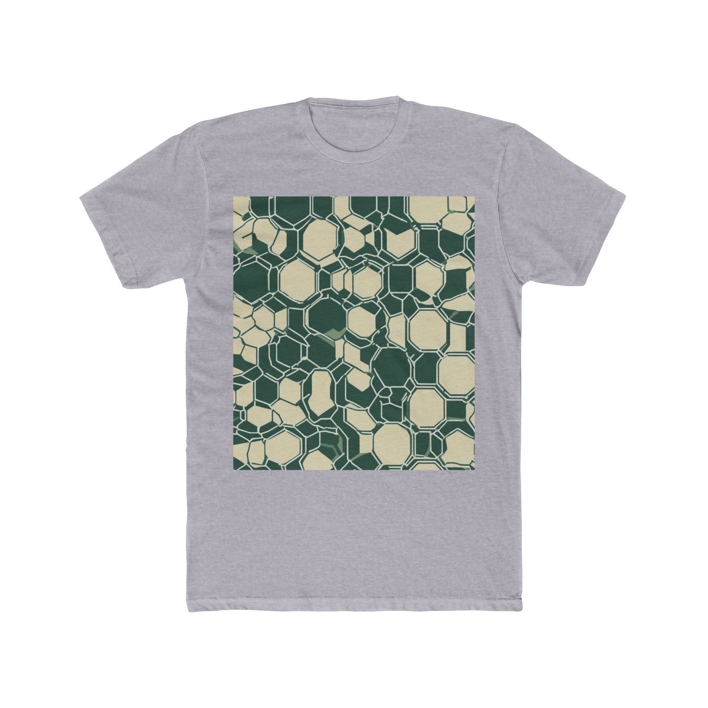 boostlete-iron-intent-pattern-hex-blueprint-0271 — Unisex Cotton Crew Tee (NL 3600)