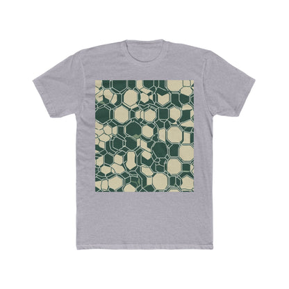 boostlete-iron-intent-pattern-hex-blueprint-0271 — Unisex Cotton Crew Tee (NL 3600)