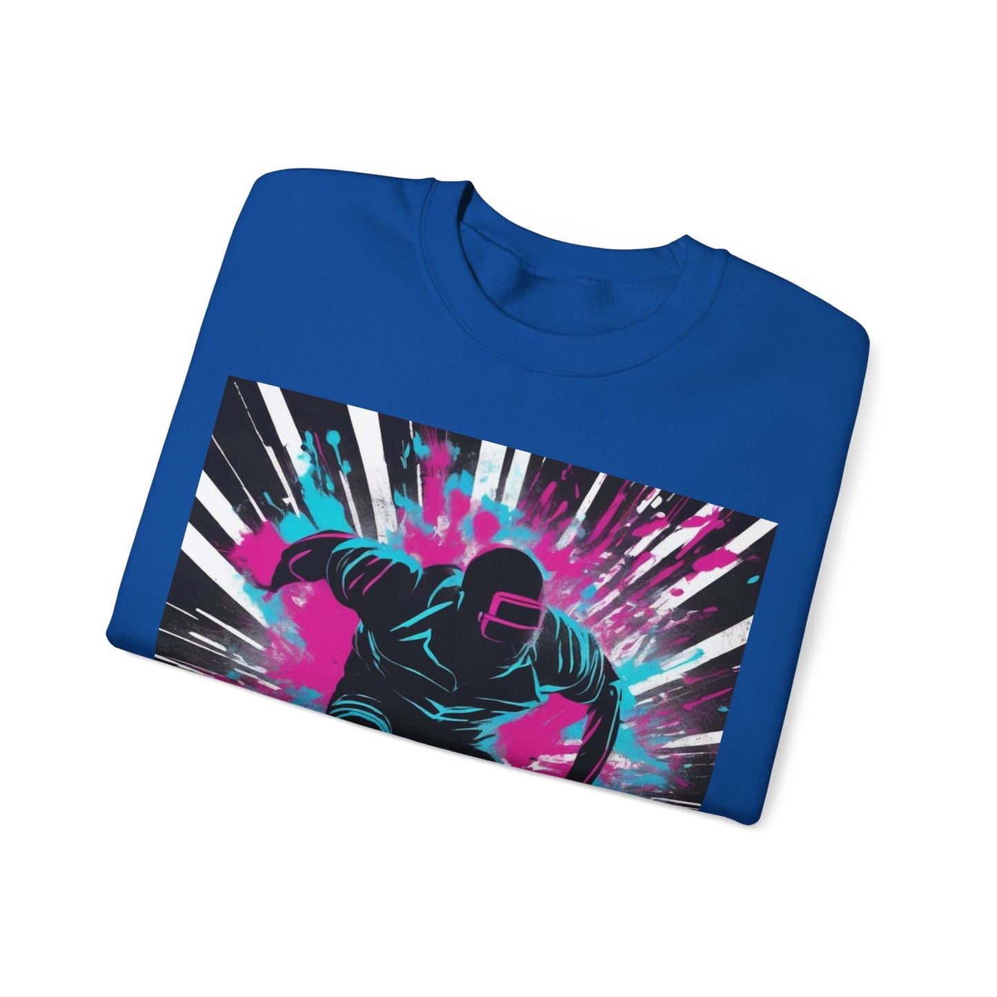 boostlete-recovery-progress-scene-sprinter-chalk-bold-0220 — Unisex Heavy Blend Crewneck Sweatshirt (Gildan)