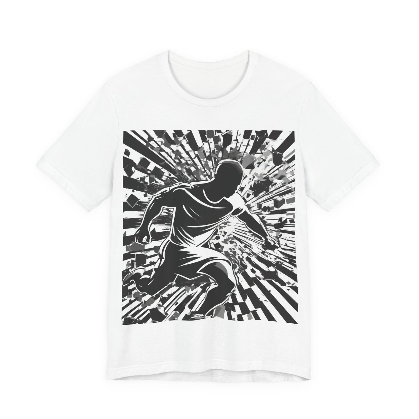 boostlete-field-day-scene-sprinter-halftone-athletic-0248 — Unisex Jersey Short Sleeve (B+C 3001)