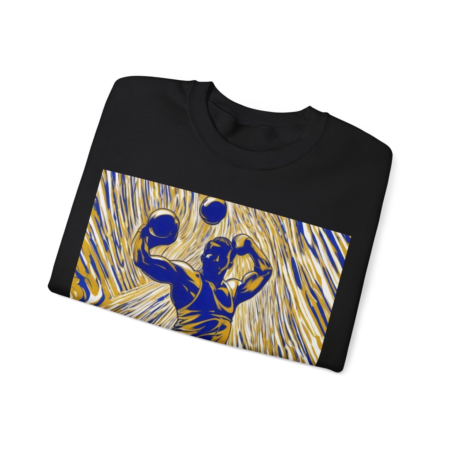 boostlete-rise-grind-scene-kettlebell-speed-engraved-0180 — Unisex Heavy Blend Crewneck Sweatshirt (Gildan)