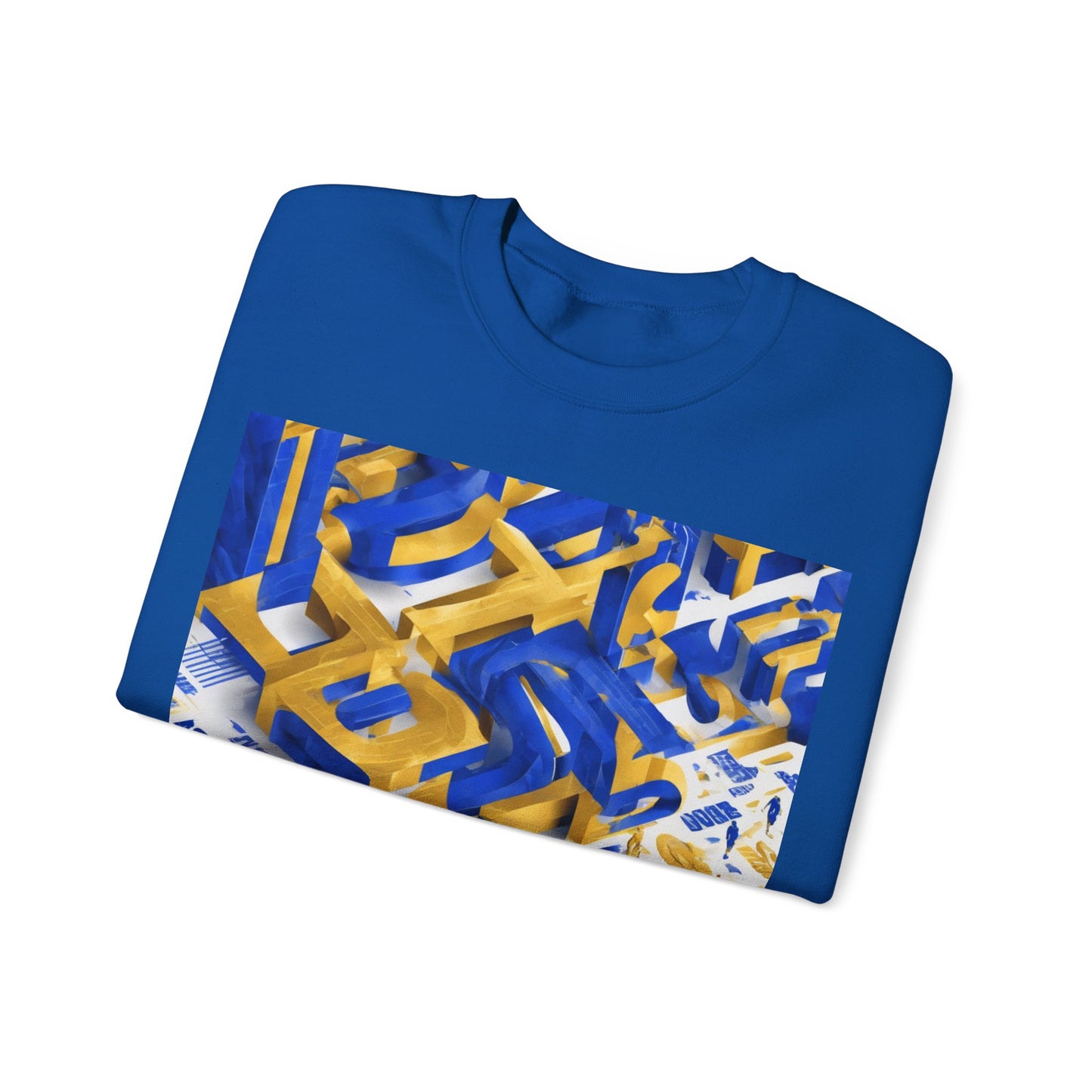 boostlete-iron-intent-type-one-more-rep-arc-isometric-0069 — Unisex Heavy Blend Crewneck Sweatshirt (Gildan)