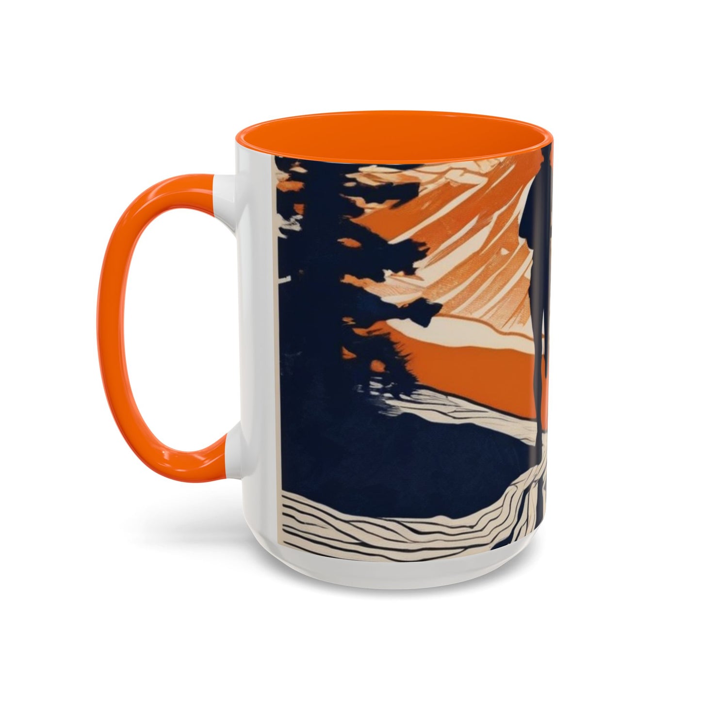 boostlete-iron-intent-scene-trail-glitch-badge-0100 — Accent Mug 11oz/15oz