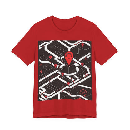 boostlete-am-crew-icon-map-matte-isometric-0094 — Unisex Jersey Short Sleeve (B+C 3001)