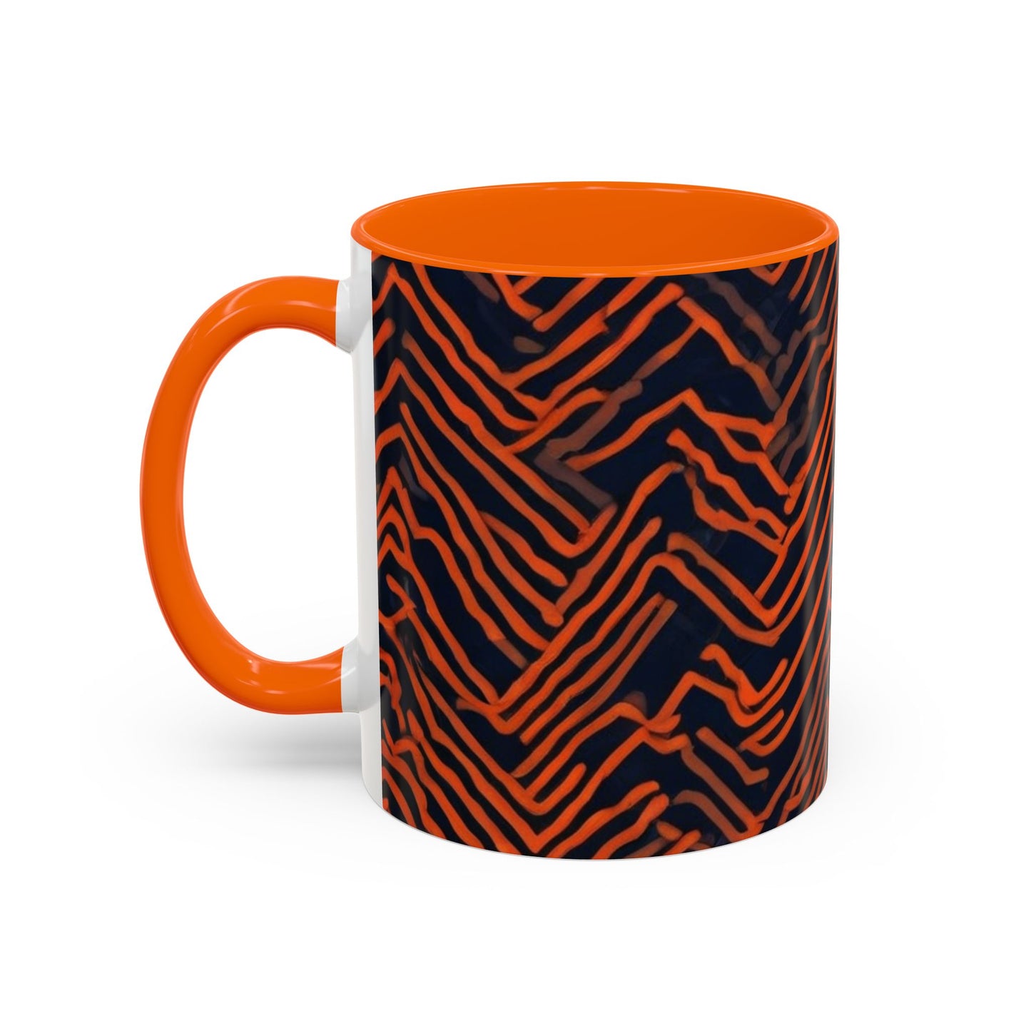 boostlete-field-day-pattern-ekg-modern-0087 — Accent Mug 11oz/15oz