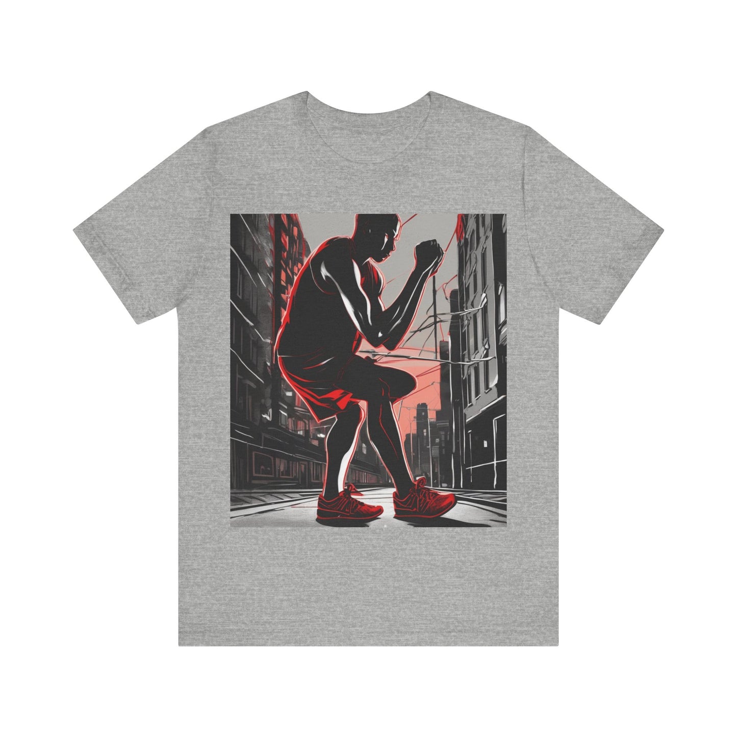 boostlete-am-crew-scene-runner-high-retro-0268 — Unisex Jersey Short Sleeve (B+C 3001)