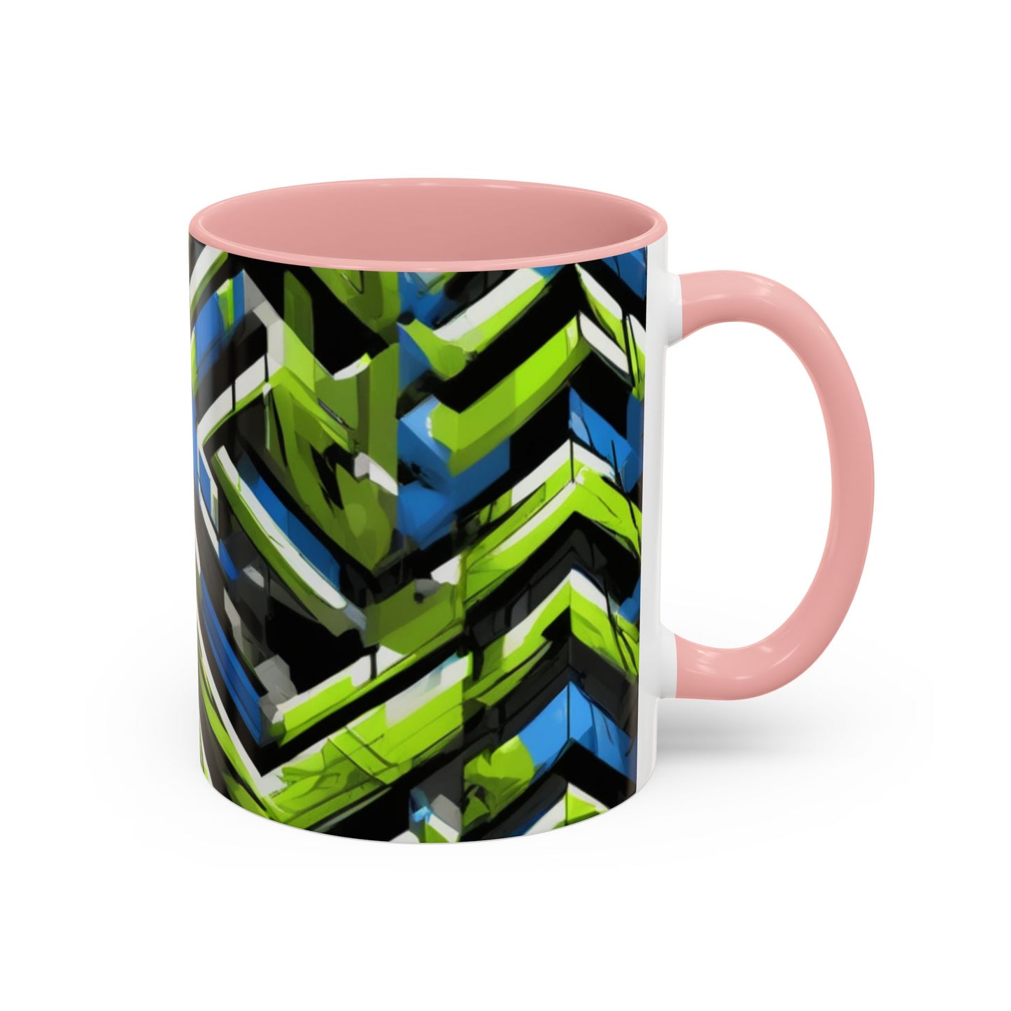 boostlete-rise-grind-pattern-chevron-isometric-0195 — Accent Mug 11oz/15oz