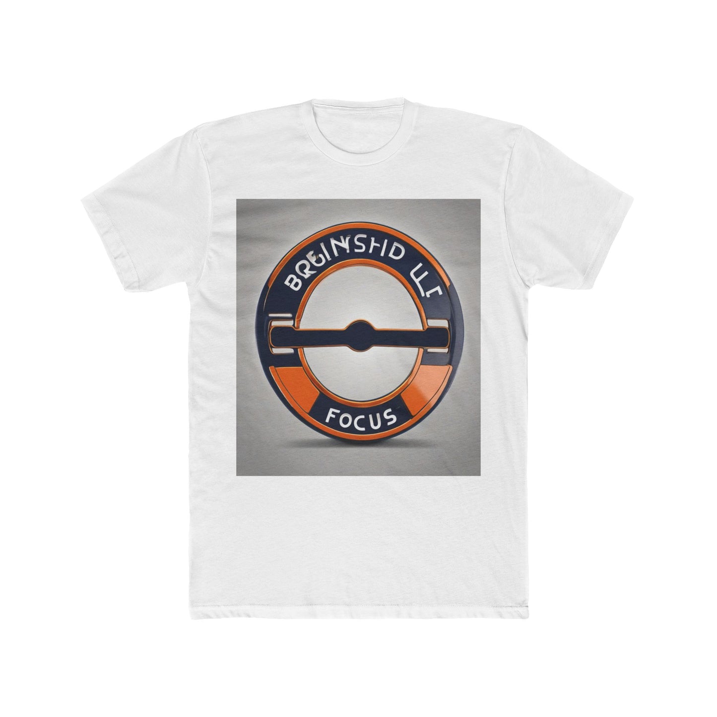 boostlete-quiet-power-icon-barbell-3d-athletic-0038 — Unisex Cotton Crew Tee (NL 3600)