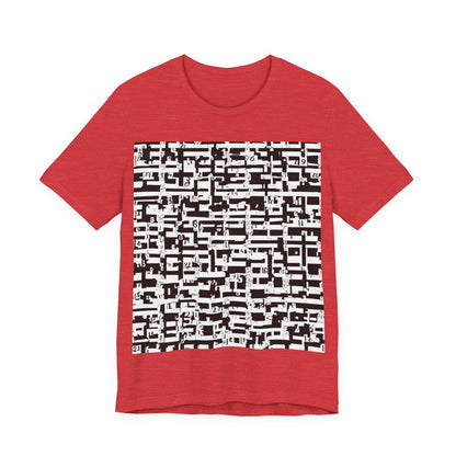 boostlete-iron-intent-pattern-plate-number-badge-0171 — Unisex Jersey Short Sleeve (B+C 3001)