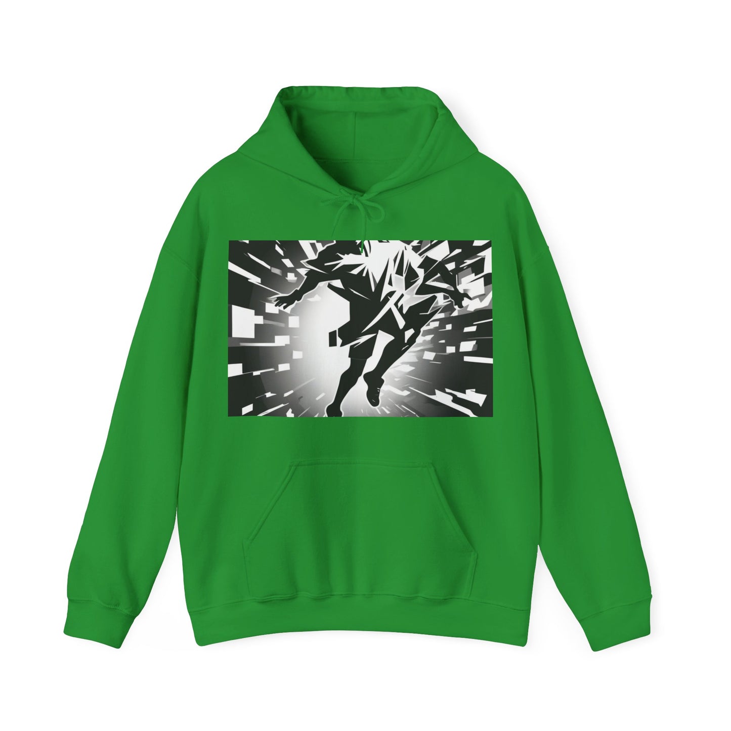 boostlete-am-crew-scene-sprinter-high-modern-0312 — Unisex Heavy Blend Hooded Sweatshirt (Gildan)