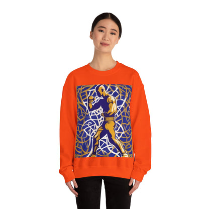 boostlete-field-day-scene-boxer-offset-paper-0776 — Unisex Heavy Blend Crewneck (G18000)