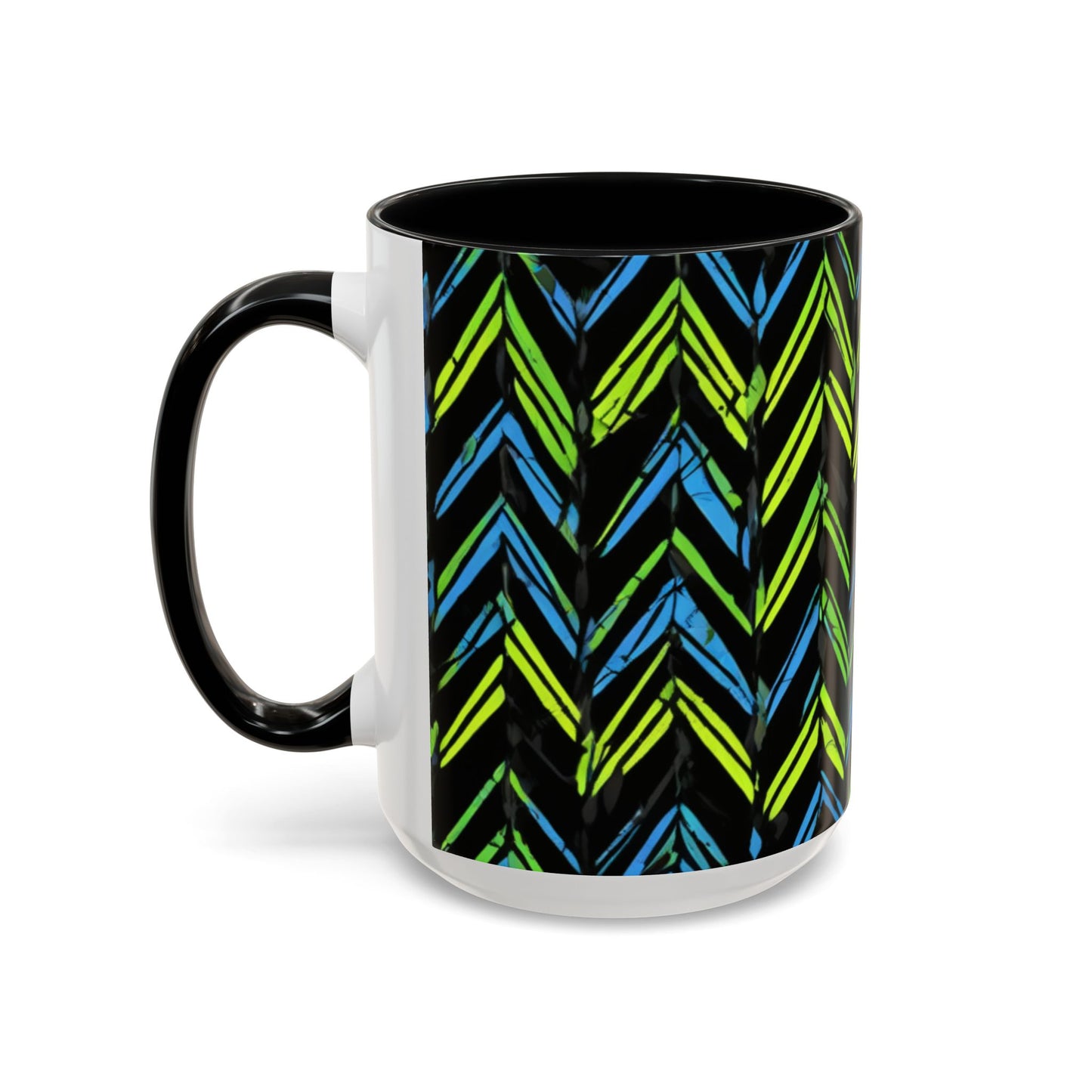 boostlete-mile-by-mile-pattern-chevron-monoline-0051 — Accent Mug 11oz/15oz
