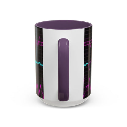 boostlete-boost-mode-pattern-ekg-modern-0111 — Accent Mug 11oz/15oz