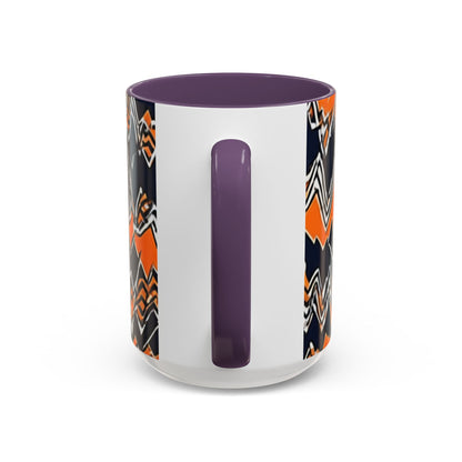 boostlete-headspace-pattern-ekg-industrial-0559 — Accent Mug 11/15oz