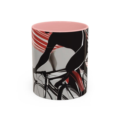 boostlete-boost-mode-scene-cyclist-speed-geometric-0208 — Accent Mug 11oz/15oz