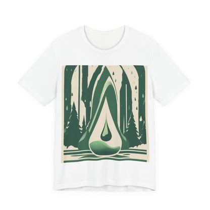 boostlete-quiet-power-icon-water-glitch-retro-0186 — Unisex Jersey Short Sleeve (B+C 3001)