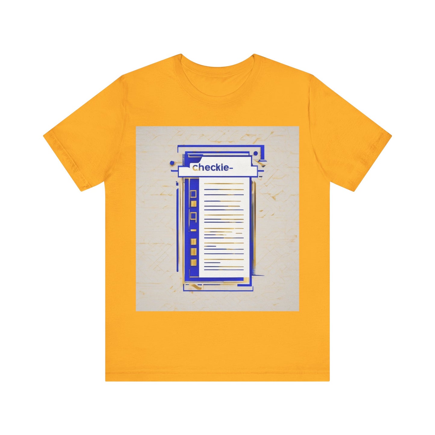 boostlete-am-crew-icon-checklist-glitch-badge-0018 — Unisex Jersey Short Sleeve (B+C 3001)