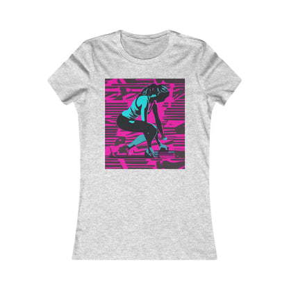 boostlete-headspace-scene-push-up-matte-modern-0260 — Women's Favorite Tee (B+C 6004)
