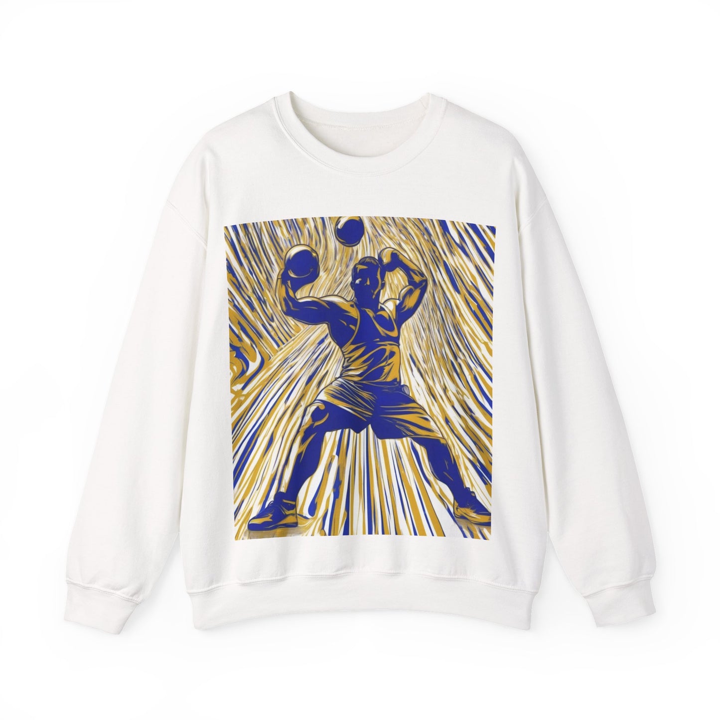 boostlete-rise-grind-scene-kettlebell-speed-engraved-0180 — Unisex Heavy Blend Crewneck Sweatshirt (Gildan)