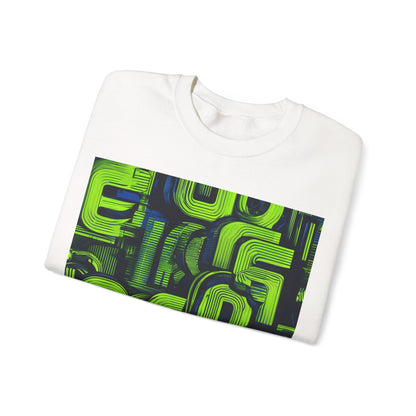 boostlete-boost-mode-type-progress-beats-perfect-vertical-engraved-0253 — Unisex Heavy Blend Crewneck Sweatshirt (Gildan)