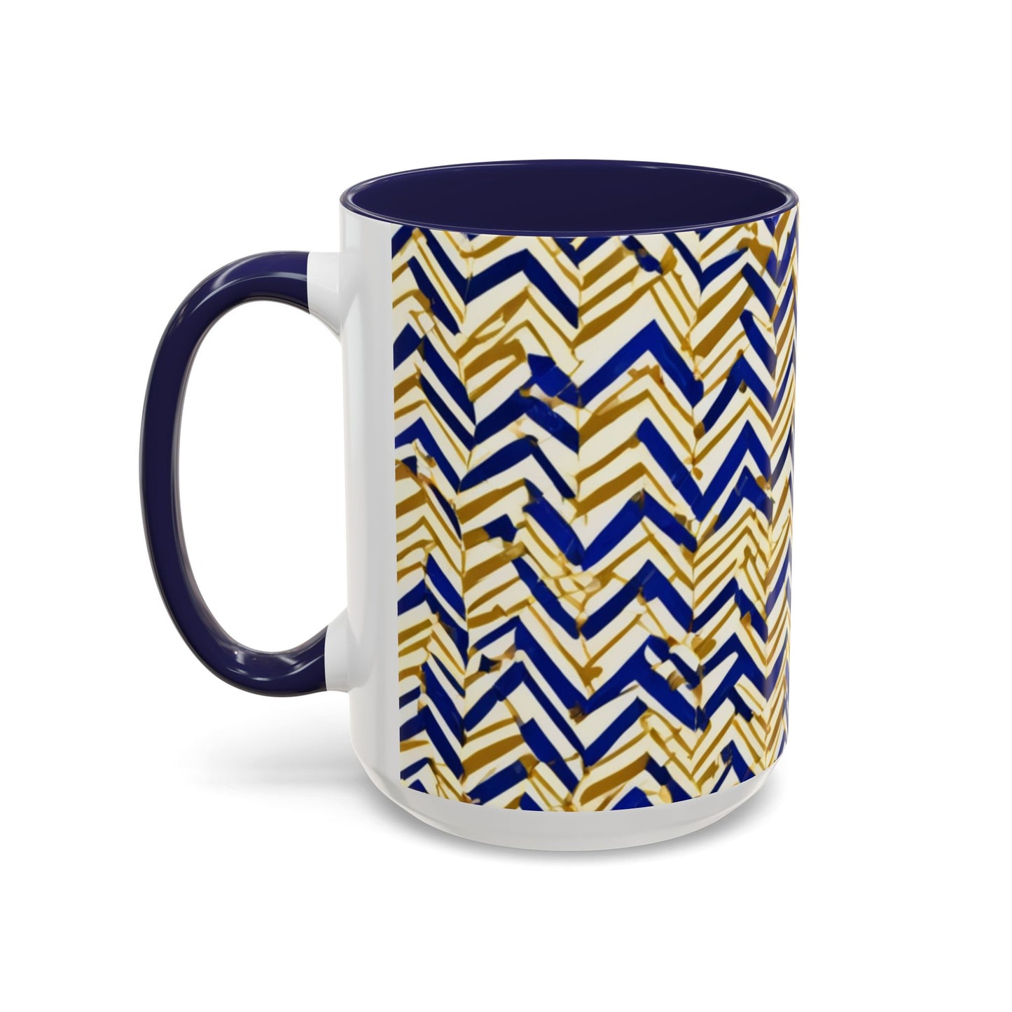 boostlete-boost-mode-pattern-ekg-line-art-0091 — Accent Mug 11oz/15oz