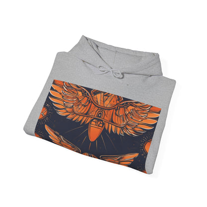 boostlete-field-day-icon-wings-soft-geometric-0298 — Unisex Heavy Blend Hooded Sweatshirt (Gildan)